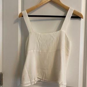 NEW WITH TAGS! Everlane silk tank Button back detail